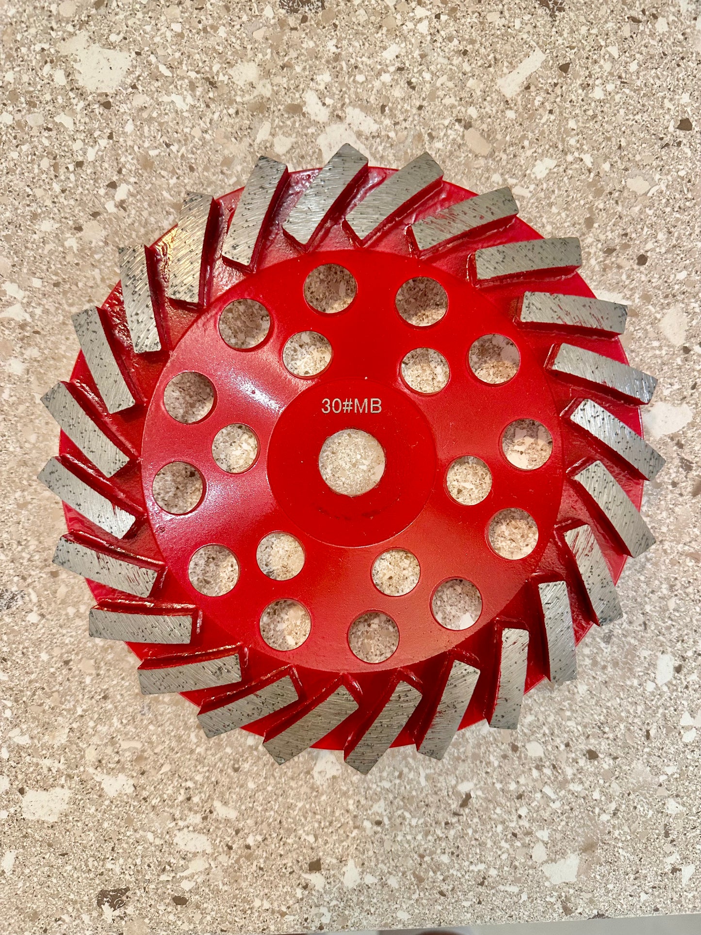 180mm Diamond Grinding Cup - 30 Grit