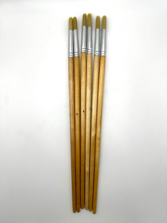 Round Fitch Brush No.6