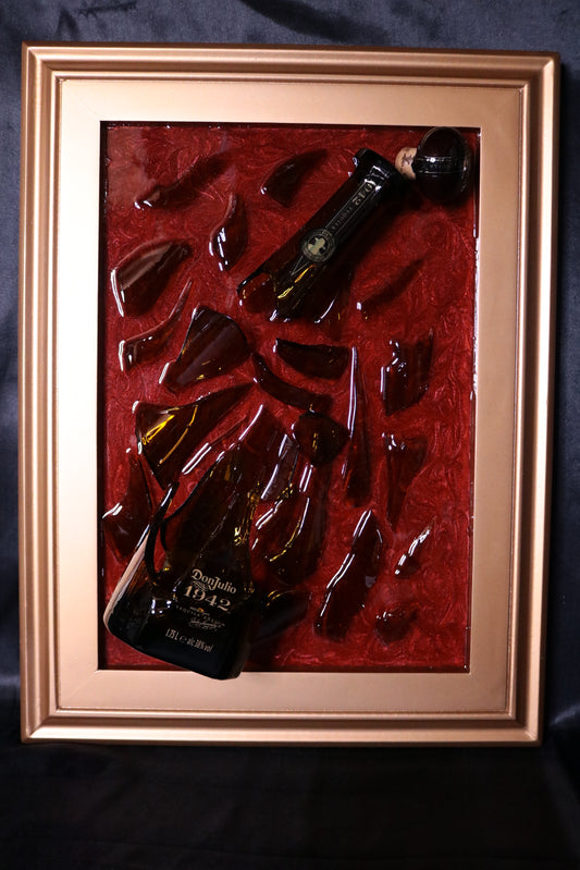 Don Julio 1942 Magnum Bottle Resin Art